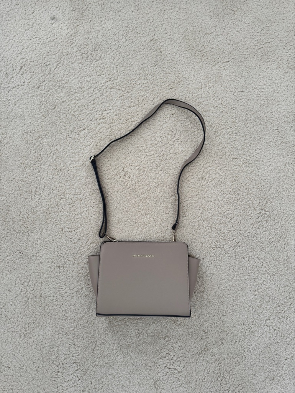 Michael Kors Gray-Taupe Crossbody Bag